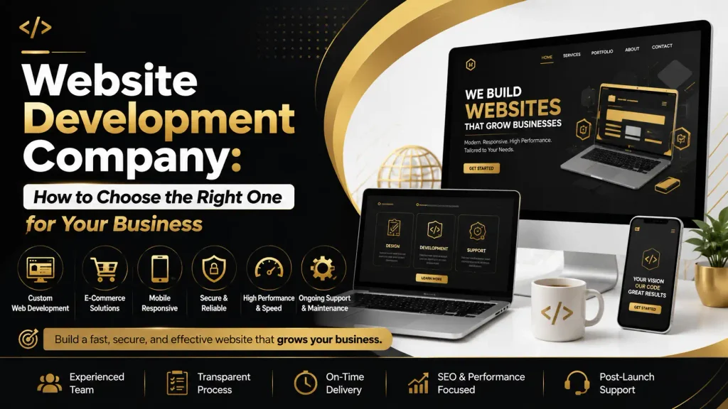 Website Development Company | How to Choose the Right One for Your Business