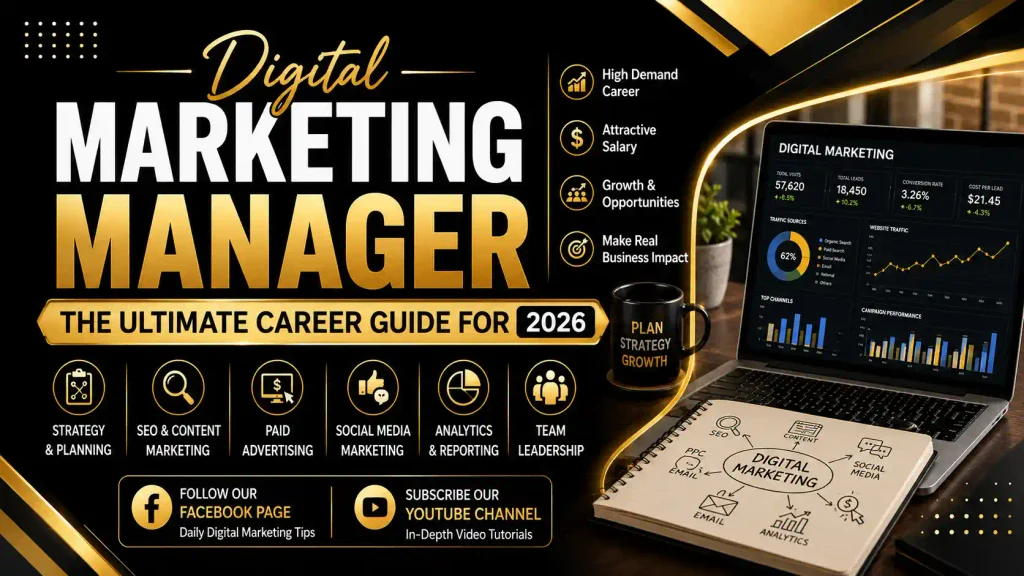 Digital Marketing Manager | The Ultimate Career Guide for 2026