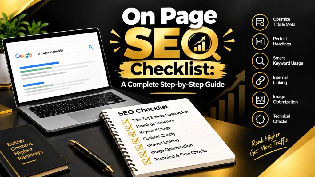 On Page SEO Checklist